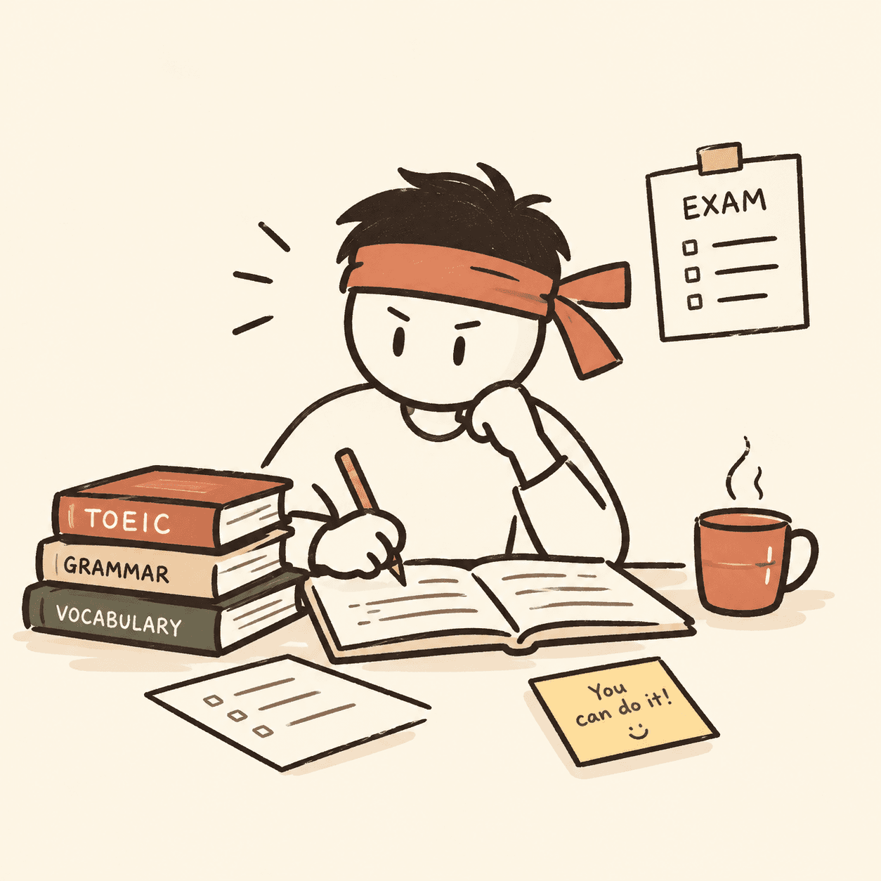 Bạn đang ôn ngữ pháp với sách TOEIC, Grammar và Vocabulary